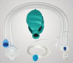 Vyaire Medical Vital Signs Anesthesia Breathing Circuit Corrugated Tube 60 Inch Tube Dual Limb Pediatric 1 Liter Bag Disposable - B1314XXX