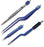 Valleylab - Bipolar Forceps 8-3/4 Inch Length Surgical Grade Coated Titanium NonSterile NonLocking Bayonet Handle Straight 1.0 mm Tips - E4073-CT