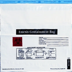 Minigrip Emesis Bag White - UFEMB1010