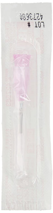 BD BD Intramedic Luer-Stub Adapter 18 Gauge, Pink, Sterile Fits Pe190 and 160 Tubing - 427563