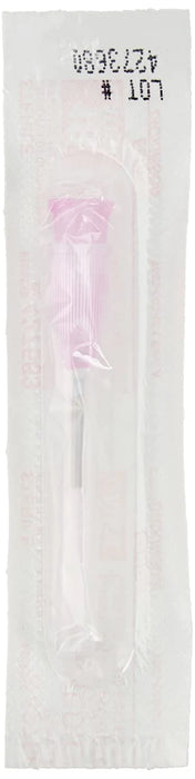 BD Intramedic - Luer-Stub Adapter 18 Gauge, Pink, Sterile Fits Pe190 and 160 Tubing - 427563