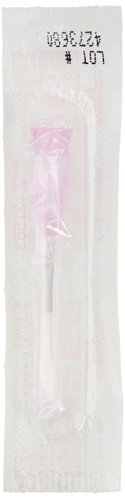 BD Intramedic - Luer-Stub Adapter 18 Gauge, Pink, Sterile Fits Pe190 and 160 Tubing - 427563