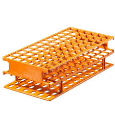 Nalgene Unwire - Test Tube Rack 72 Place 13 to 16 mm Tube Size Orange 20 X 10.2 cm - 1480932