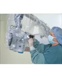 Microtek Medical - Microscope Drape 105 L X 41 W Inch Zeiss Opmi 48 MM Lens - 4940