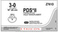 PDS II - Suture with Needle Absorbable Uncoated Violet Suture Monofilament Polydioxanone Size 3 - 0 18 Inch Suture 1-Needle 26 mm Length 1/2 Circle Reverse Cutting Needle - Z761D
