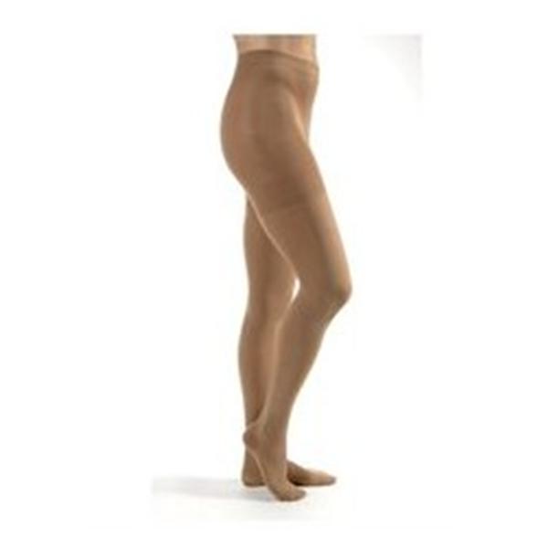 BSN Medical Pantyhose Compression Relief Waist High Closed Toe Medium Beige 1/Pr - 114657