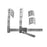 Miltex-Integra Spreader Rib Burford-Finochietto 8" With 2 Pairs Of Interchangeable Blades Ea - 25-140