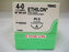 J & J Healthcare Systems Ethilon Suture with Needle Nonabsorbable Uncoated Black Suture Monofilament Nylon Size 4-0 18 Inch Suture 1-Needle 19 mm Length 3/8 Circle Precision Cosmetic - Conventional Cutting PRIME Needle - 1894G
