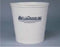 Bird & Cronin Cast Bucket 165 oz., Paper Wax Covering, Disposable, White - 8149110