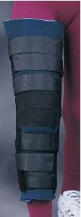Bird & Cronin Bicro Knee Immobilizer One Size Fits Most Hook and Loop Closure 18 Inch Length Left or Right Knee - 8142675