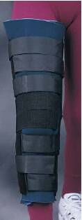 Bicro - Knee Immobilizer One Size Fits Most 18 Inch Length Left or Right Knee - 08142675