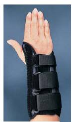 Premier - Wrist Brace Aluminum / Foam / Nylon / Plastic / Polyester Right Hand Black Small - 08144382