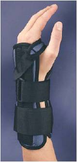 Cinch-Lock - Wrist / Forearm Brace Aluminum / Foam / Nylon / Plastic / Polyester Right Hand Black Large - 08145424