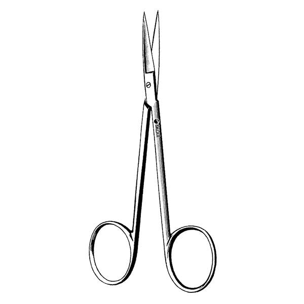 Sklar Instruments Scissors Surgical Iris Econo 4-1/2" Sharp/Sharp Smooth Curved Ss Disp 50/Ca - 941-0918
