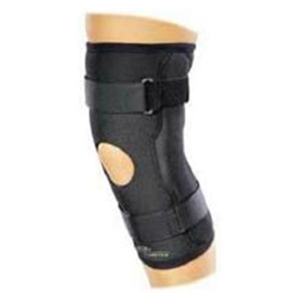 DJO Brace Wraparound Economy Adult Knee Drytex Black Size X-Small Ea - 11-0670-1-0071