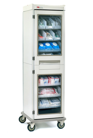 Mobile Supply Cabinet - Clear