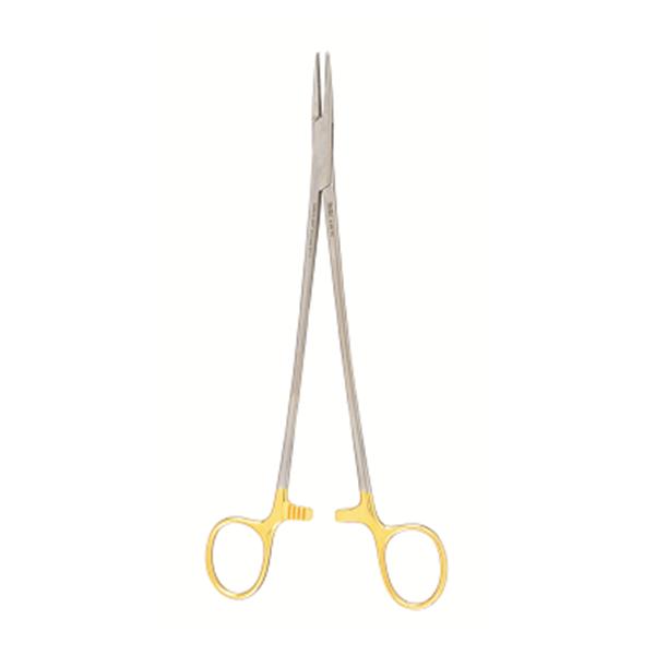 Miltex-Integra Holder Needle Julian 8-1/4" Serrated Jaw Straight Fine Tip Stainless Steel Ea - 8-82TC