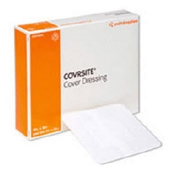 Smith & Nephew Wound Care Dressing Wound Cover Covrsite Cmpst 6X6" Gentle Adhesive Non-Adherent 10/Case - 59714300