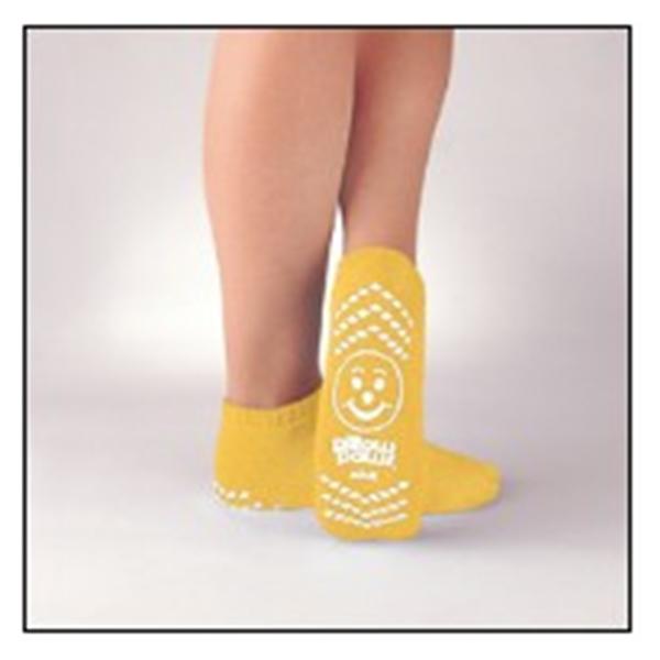 Principle Business Ent. Slippers Patient Pillow Paws Yellow 5-7 48Pr/Ca - 3922