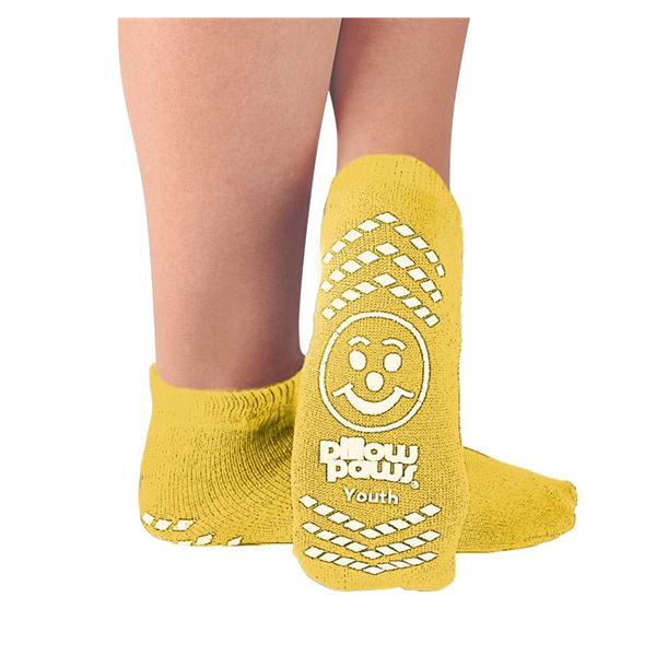 Principle Business Ent. Slippers Patient Pillow Paws Yellow 48Pr/Ca - 3942