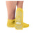 Principle Business Ent. Slippers Patient Pillow Paws Yellow X-Large Size 7.5-10 48Pr/Ca - 3912