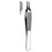 Sklar Instruments Forcep Tissue Adson-Brown Merit 4-3/4" Serrated Straight 7X7 Sd-Tth Ss Ea - 97-603
