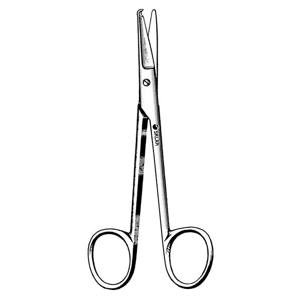 Sklar Instruments Scissors Stitch Littauer Econo 5-1/2" Blunt/Blunt Smooth Straight Ss Disp 100/Ca - 96-2662