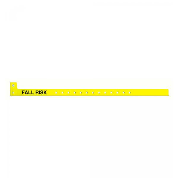 Precision Dynamics Corp. Wristband Identification Yellow Fall Risk Alert 500/Box - 5065-14-PDM