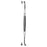 Sklar Instruments Extractor Dermal Unna 5-3/4" Round End Stainless Steel Ea - 836924