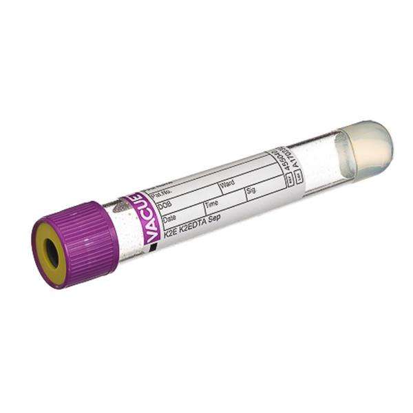 Greiner Vacuette Tube Venous Blood Collection Vacuette 8Ml 16X100Mm Plstc Lav/Ylw 1200/Case - 455040P