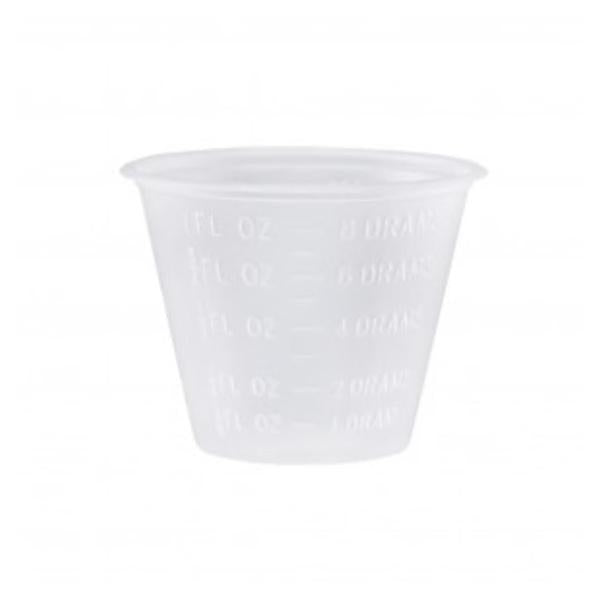 Dukal Corporation Graduated Cup Medicine Polypropylene 1 Oz Translucent 5000/Ca - 9007-M