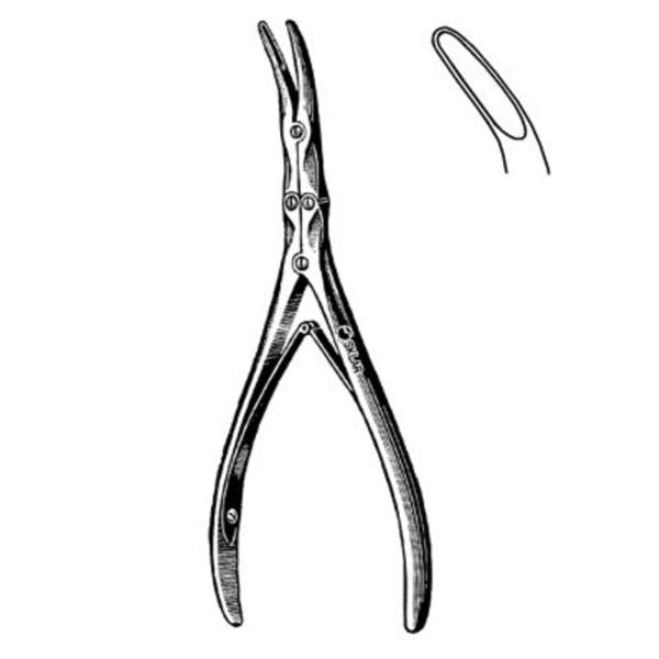 Sklar Instruments Rongeur Kleinert-Kutz 6" Full Curve Double Action 3X8Mm Bite Stainless Steel Ea - 40-4194