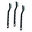 BR Surgical, Brush Instrument Cleaning Stainless Steel 7-1/4" 3/St - BR82-17004