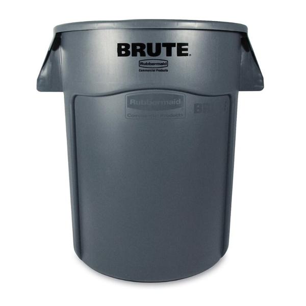 Newell-Rubbermaid Can Trash Brute Plastic 44Gal No Lid Gray Round Each - 674090