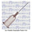 Acuderm Needle Luer Lock/ Luer Slip 33Gx1/2" Acuneedle Conventional 100/Bx, 1 Bx/Ca - NP335