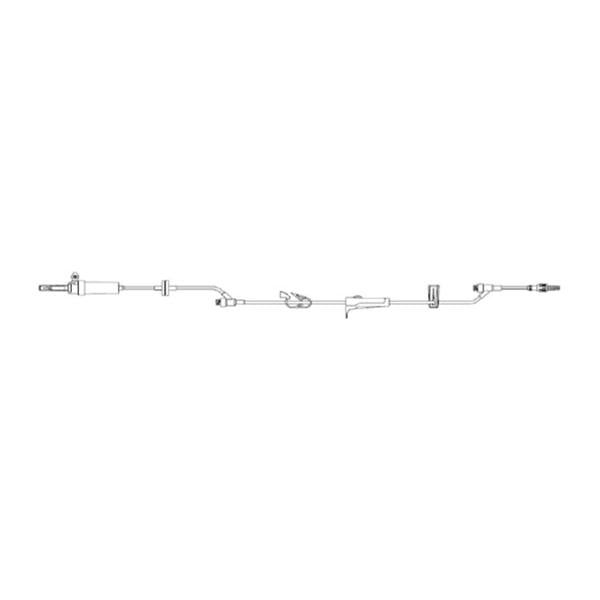 Zyno Solutions, Iv Administration Set Ndls 2Y-Inj St 105" 20 Drop/Ml Priming Volume 18Ml 50/Ca - B2-70072