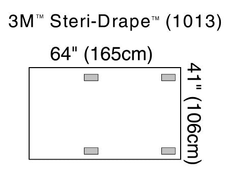 3M Steri-Drape - C-Arm Drape 64 X 41 Inch X-Ray Image Intensifier - 1013