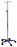 Blickman Built - IV Stand Floor Stand 4-Hook Five 2-1/2 Inch Swivel Casters - 0561350400
