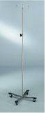Blickman Built - IV Stand Floor Stand 2-Hook Four 2 Inch Swivel Casters - 0571410000