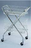 Blickman - Utility Cart Metal 19.5 X 29.75 X 35 Inch Silver 2-Basket - 2422440000