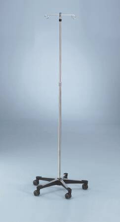 Blickman Blickman Built IV Stand Floor Stand 2-Hook 5 Caster, 2 Inch Swivel - 537792002