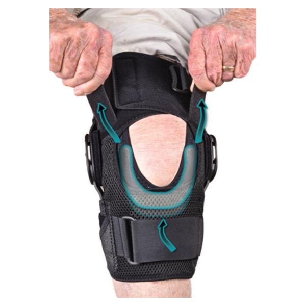Hely & Weber Brace Support Global Knee Knee Lycra Black Size 2X-Large Universal Ea - 7640XXL