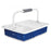 Marketlab Phlebotomy Tray 16.5X11.5X9.5" 60 Place Blue Ea - 1895-BL