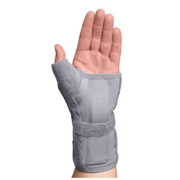 Swede-O Brace Thumb Spica Adult Carpal Tunnel Gray Size X-Small/Small Left Ea - BRE-6853-L-GR-XSS