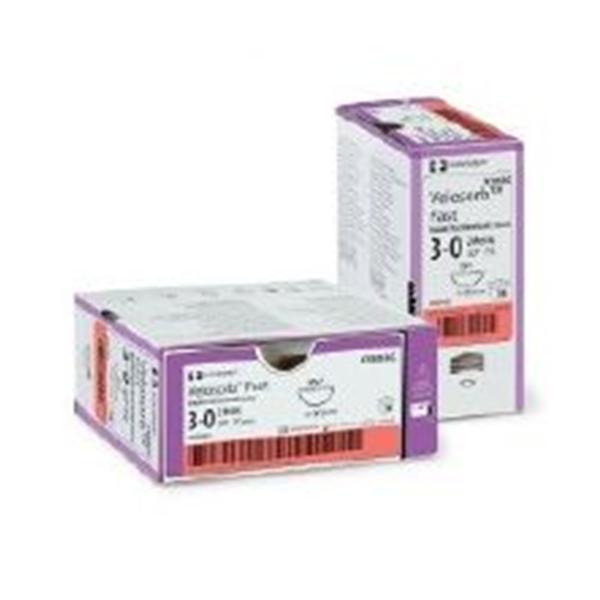 Medtronic MITG-Covidien Suture 5-0 Glycolide/Lactide P-13 Velosorb Fast Undyed 18" Braid 36/Ca - SV493
