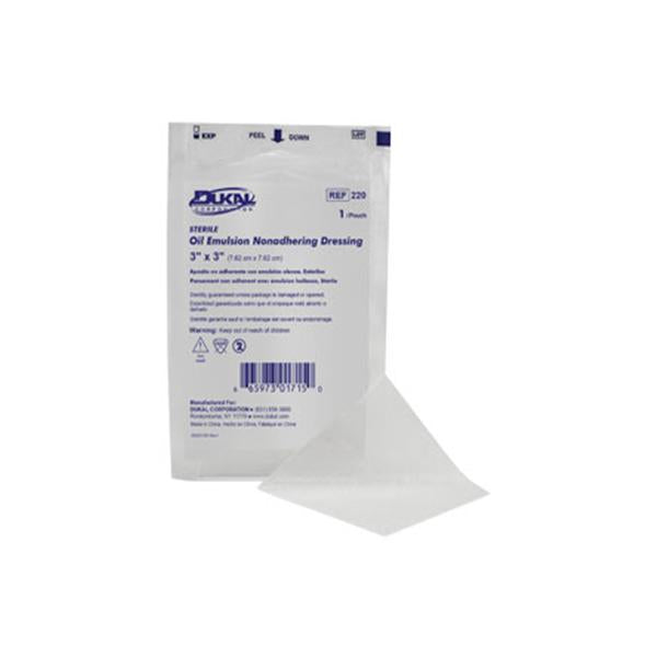 Dukal Corporation Dressing Gauze Oil Emulsion 3X8" Non-Adherent 36/Ca - 222