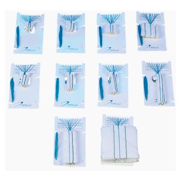 Deroyal Industries Inc Sponge Neuro Cotton 1/2X3" X-Ray Detectable 10/Package, 20 Pk/Ca - 30-057