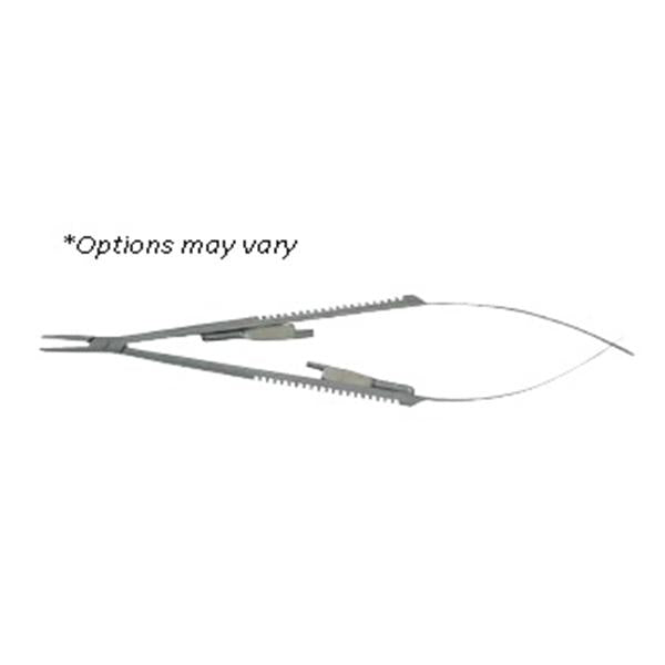 BR Surgical, Holder Needle Castroviejo 5-1/2" Serrated Jaw Curved Ea - BR24-67514