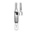 Sklar Instruments Clamp Bulldog Dieffenbach 2-1/4" Straight Blunt Fine Serrated Stainless Steel Ea - 17-3817