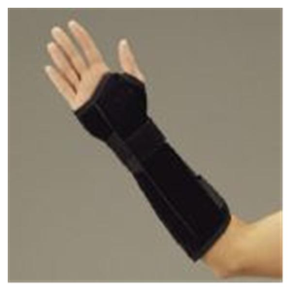 Deroyal Industries Inc Splint Adult Wrist/Forearm Suede Leatherette Size Small Left Ea - 12993205